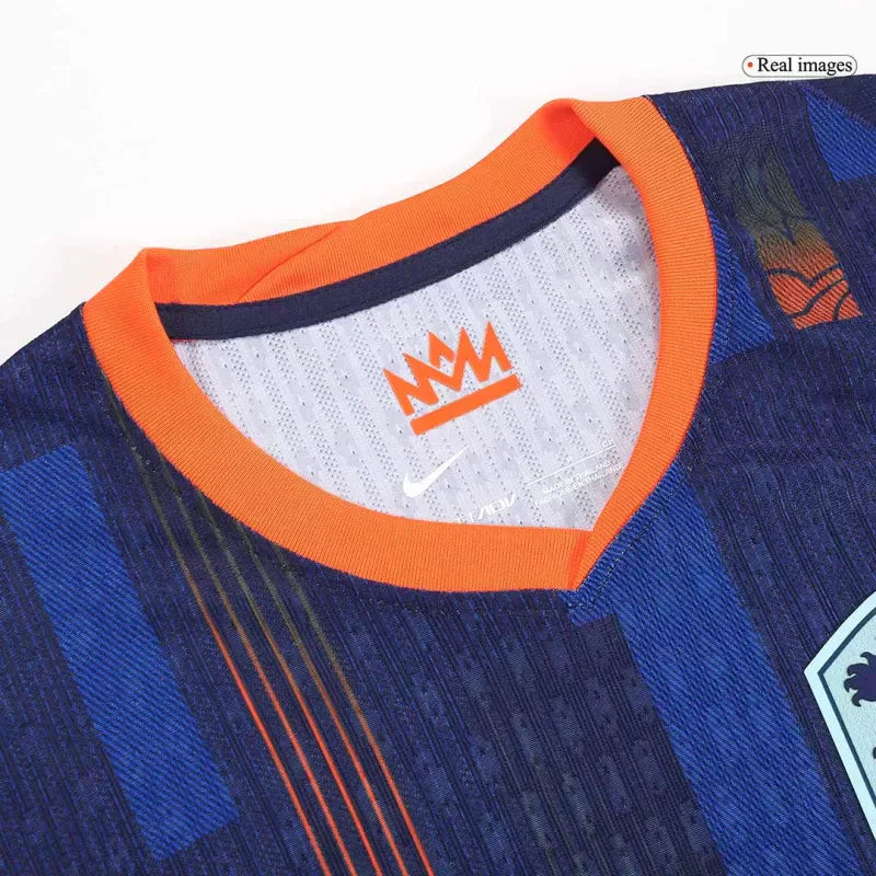 Player Version Netherlands Away Soccer Jersey 2024 EURO - Slim Fit topsoccerjerseys.com