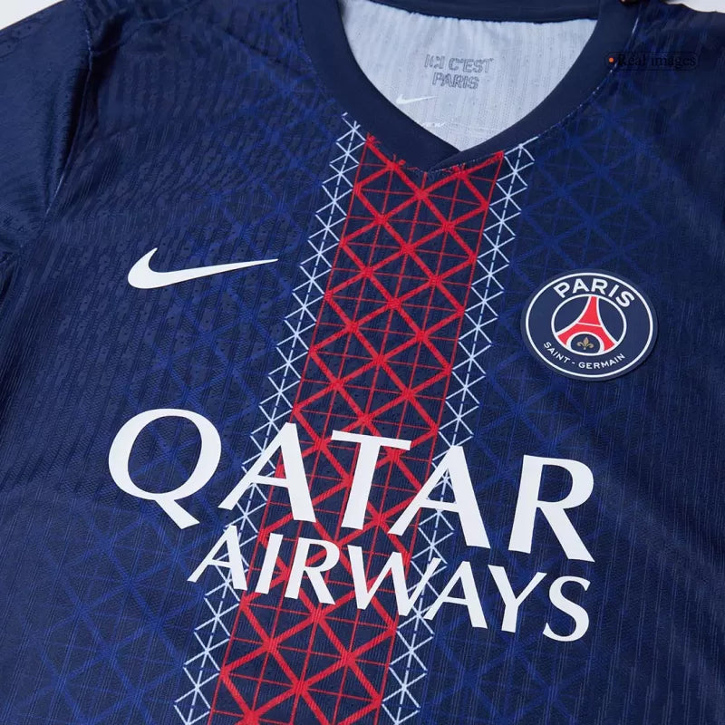 Maglia da calcio PSG Home Player Version 2025/26 - Vestibilità slim