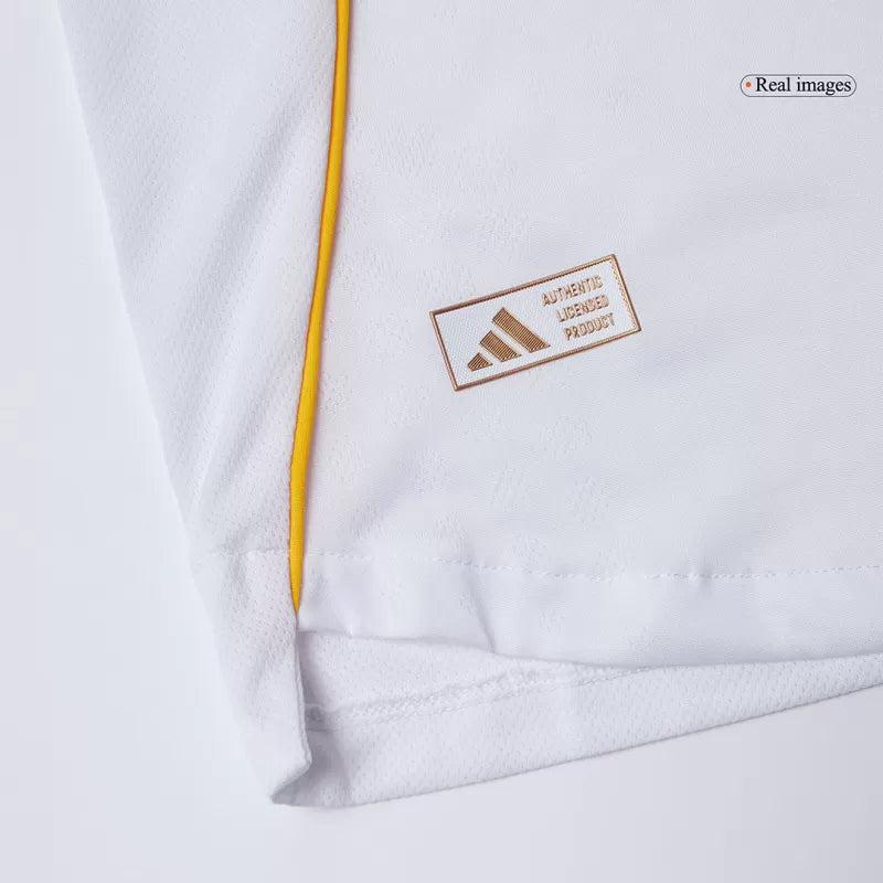 Versione Giocatore Real Madrid Home Soccer Jersey Kit (Giacca+Pantaloni) 2025/26 - Vestibilità Slim