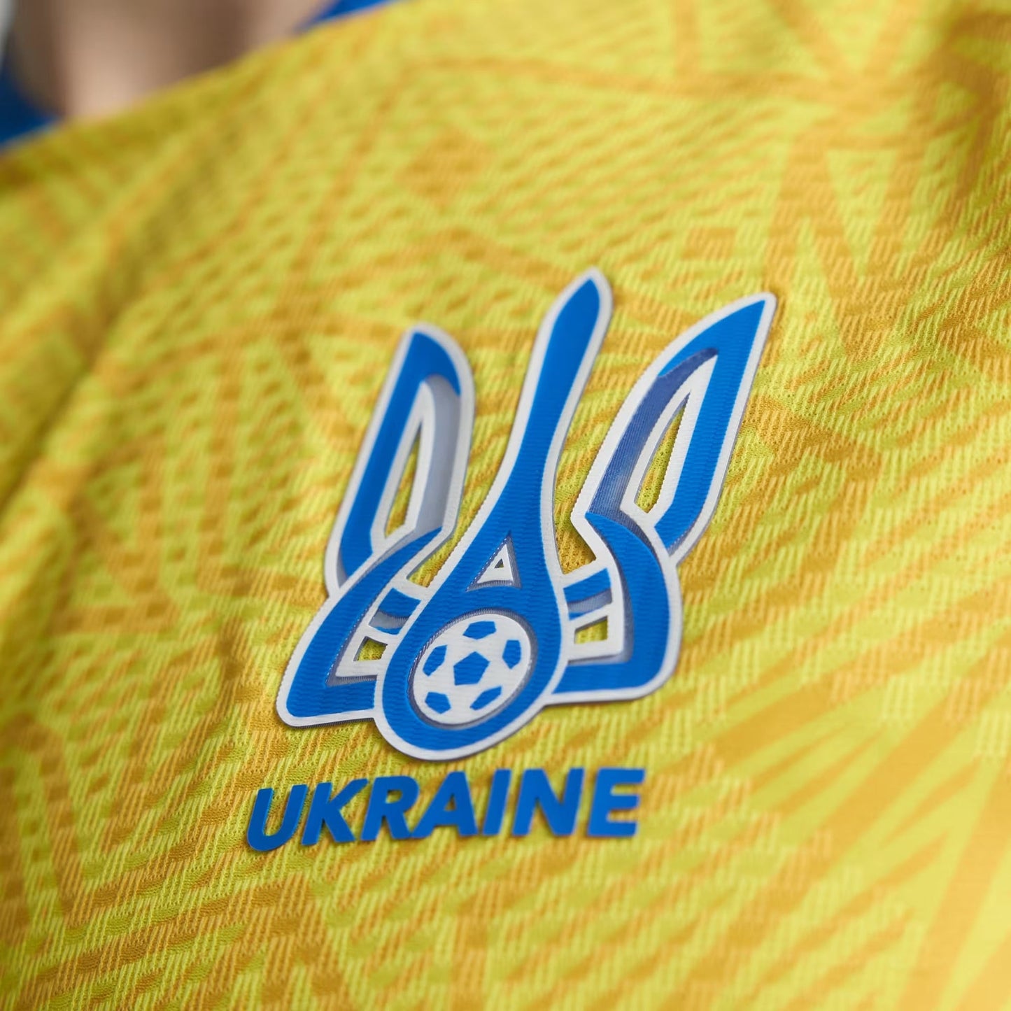 Versione Giocatore Maglia da Calcio Ucraina Home 2026 - Vestibilità Slim