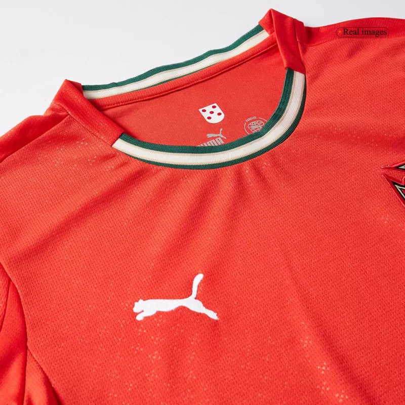 Portugal Home Long Sleeve Soccer Jersey 2025