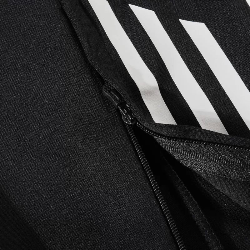 Tuta Real Madrid con zip 1/4 (giacca+pantaloni) 2025/26 - Bianca