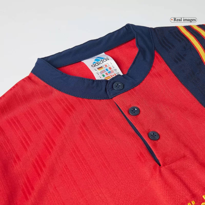 Retro Soccer Jersey Spain Home 1996