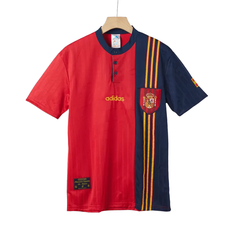 Retro Soccer Jersey Spain Home 1996