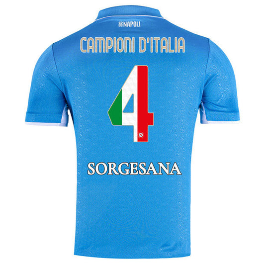 SSC Napoli 2024/25 Campioni d’Italia Home Match Shirt Go Game Wear