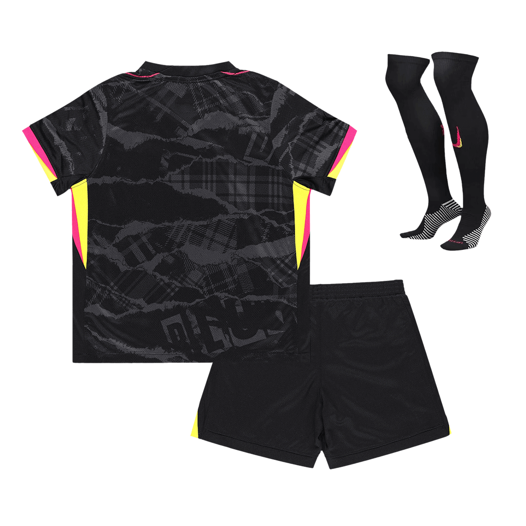 Kid's Chelsea Third Away Soccer Jersey Kit(Jersey+Shorts+Socks) 2024/25 Top Soccer Jerseys Store