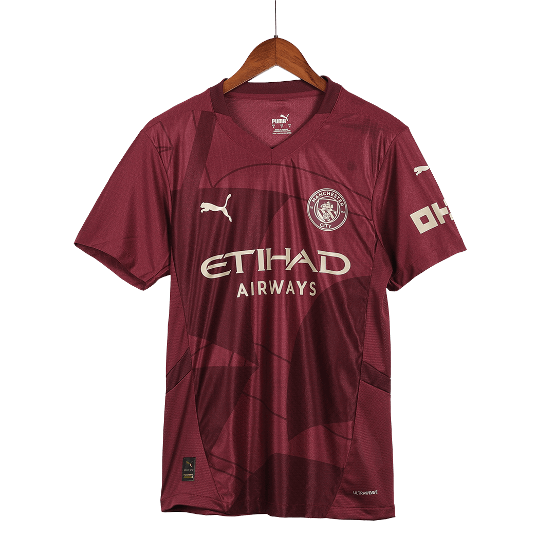 Player Version Manchester City Third Away Soccer Jersey 2024/25 Top Soccer Jerseys Store