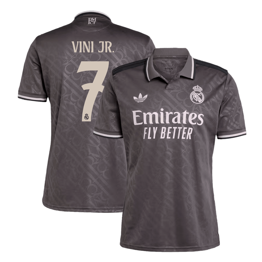 VINI JR. #7 Real Madrid Third Away  Soccer Jersey 2024/25 Top Soccer Jerseys Store