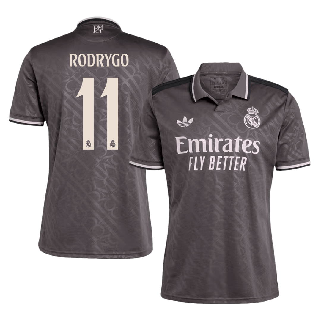 RODRYGO #11 Real Madrid Third Away  Soccer Jersey 2024/25 Top Soccer Jerseys Store