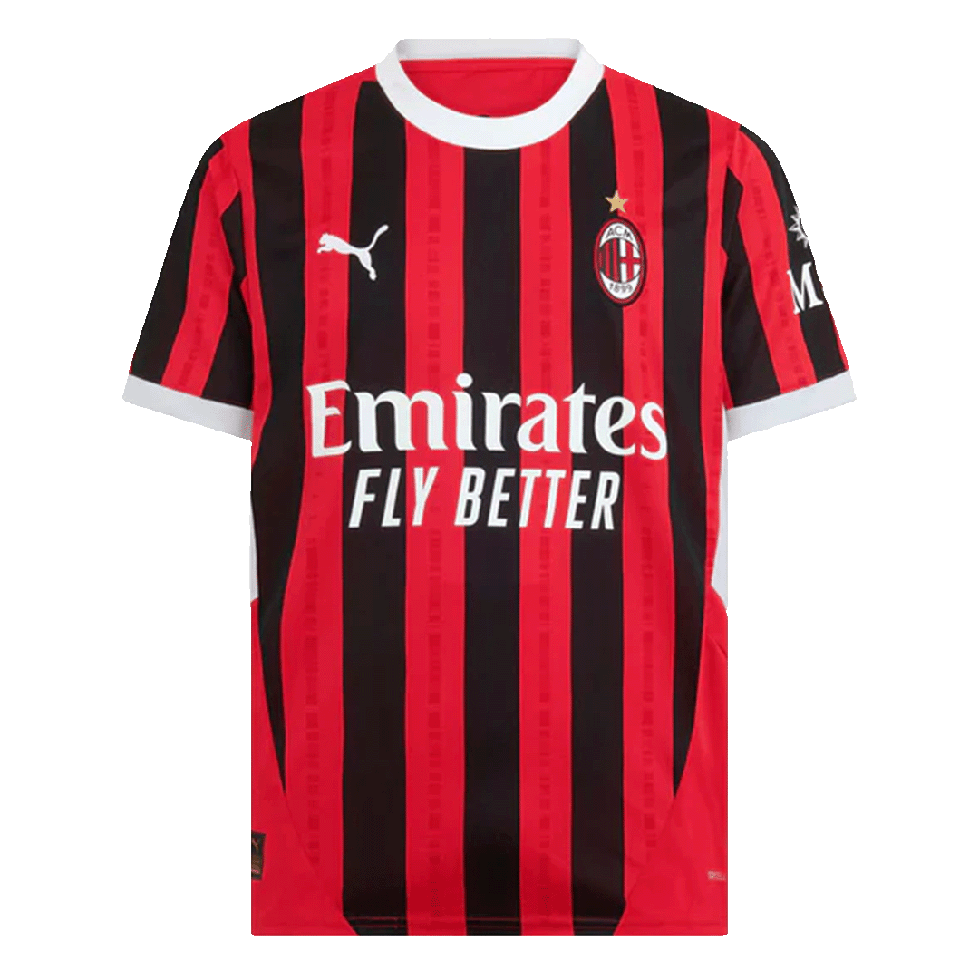 MORATA #7 AC Milan Home  Soccer Jersey 2024/25 - UCL Top Soccer Jerseys Store