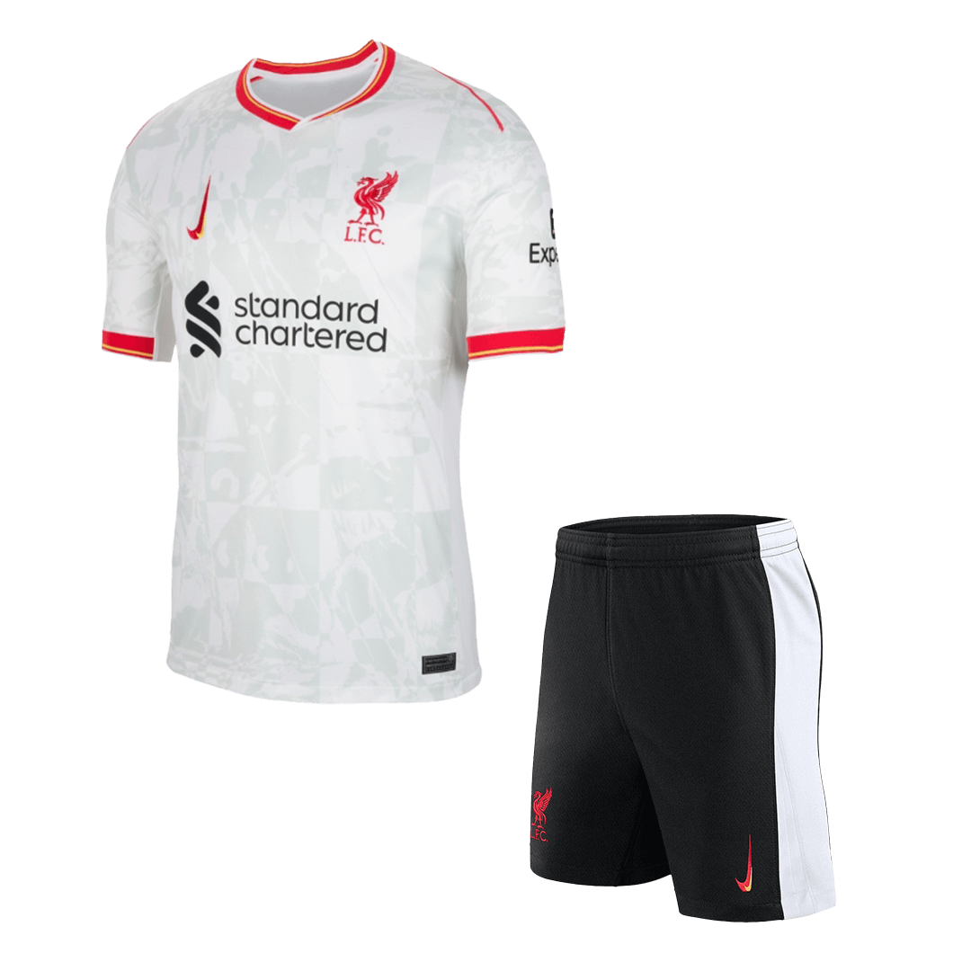 Liverpool Third Away Soccer Jersey Kit(Jersey+Shorts) 2024/25 Top Soccer Jerseys Store