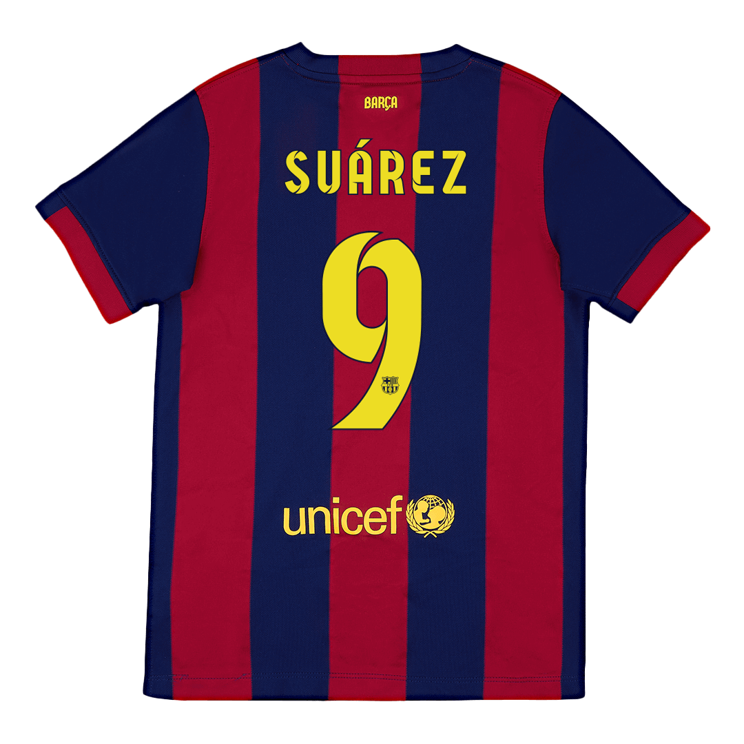 Retro Suárez #9 2014/15 Barcelona Home  Soccer Jersey Top Soccer Jerseys Store