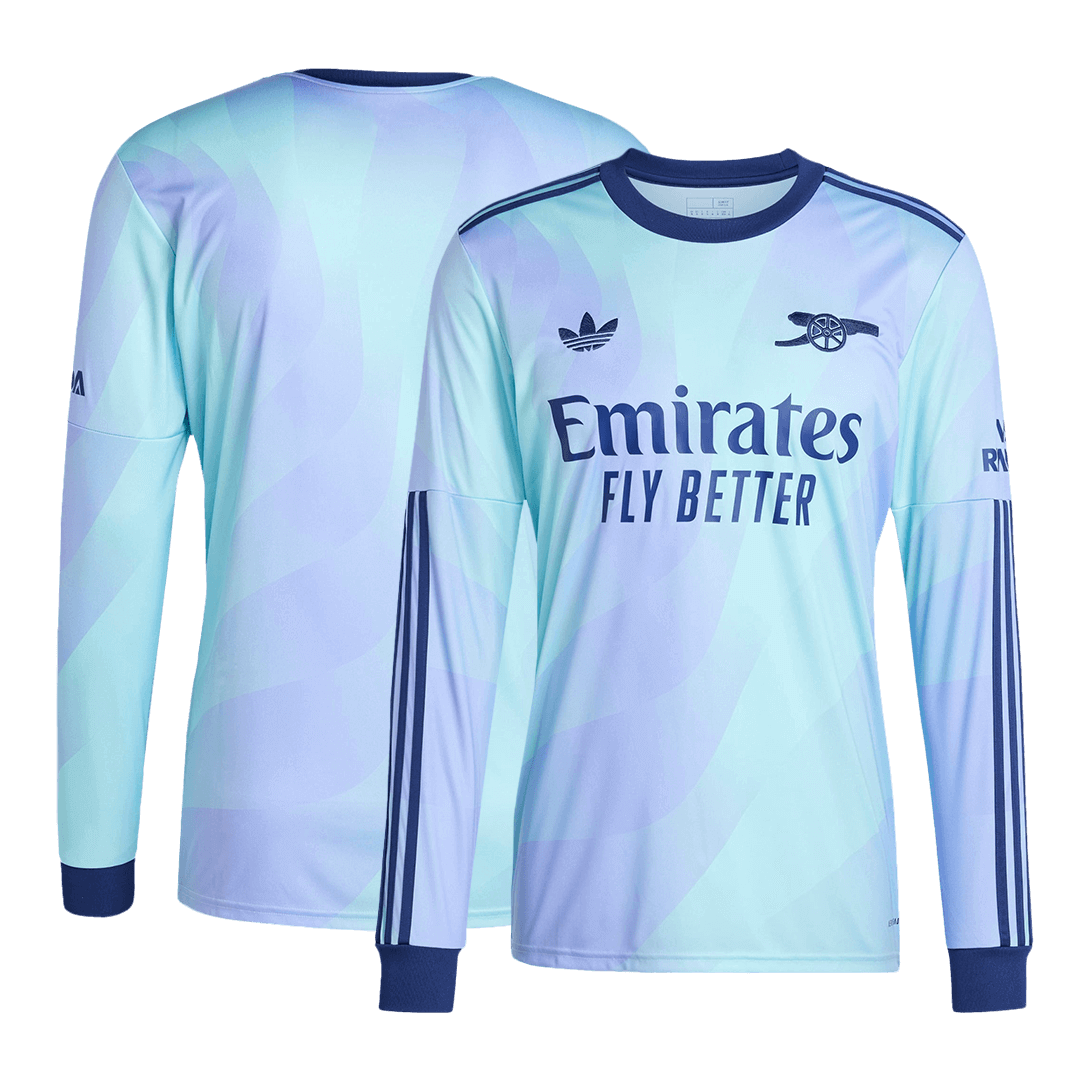 Arsenal Third Away Long Sleeve Soccer Jersey 2024/25 Top Soccer Jerseys Store