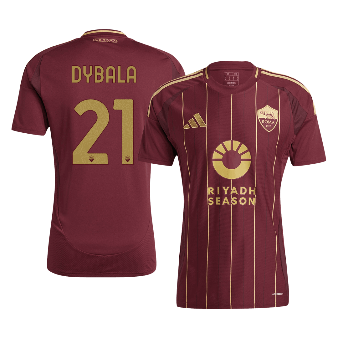 DYBALA #21 Roma Home  Soccer Jersey 2024/25 Top Soccer Jerseys Store
