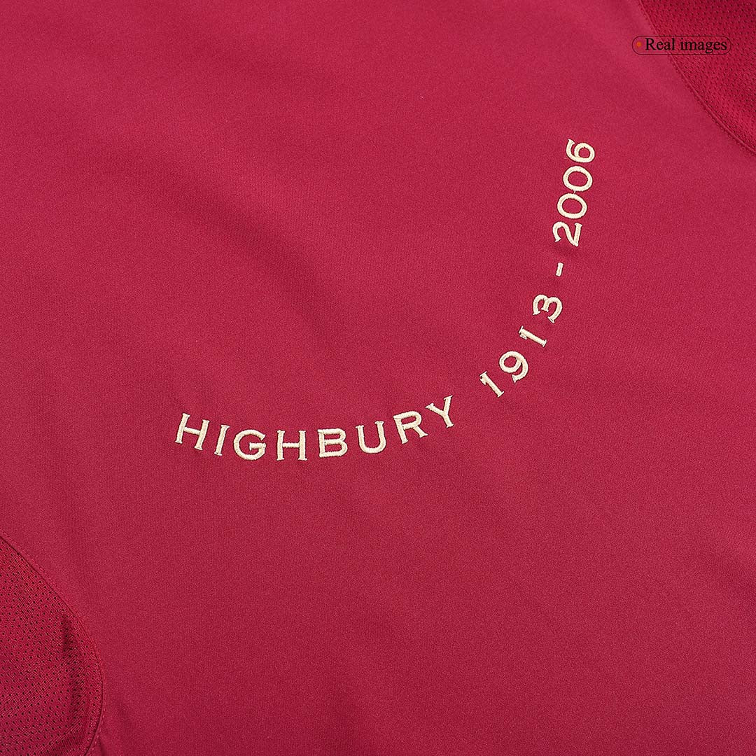 Retro BERGKAMP #10 2005/06 Arsenal Home Soccer Jersey Top Soccer Jerseys Store