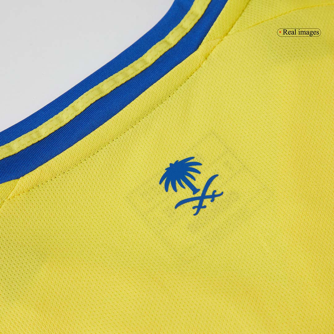 Al Nassr Home Soccer Jersey Kit(Jersey+Shorts) 2024/25 Top Soccer Jerseys Store