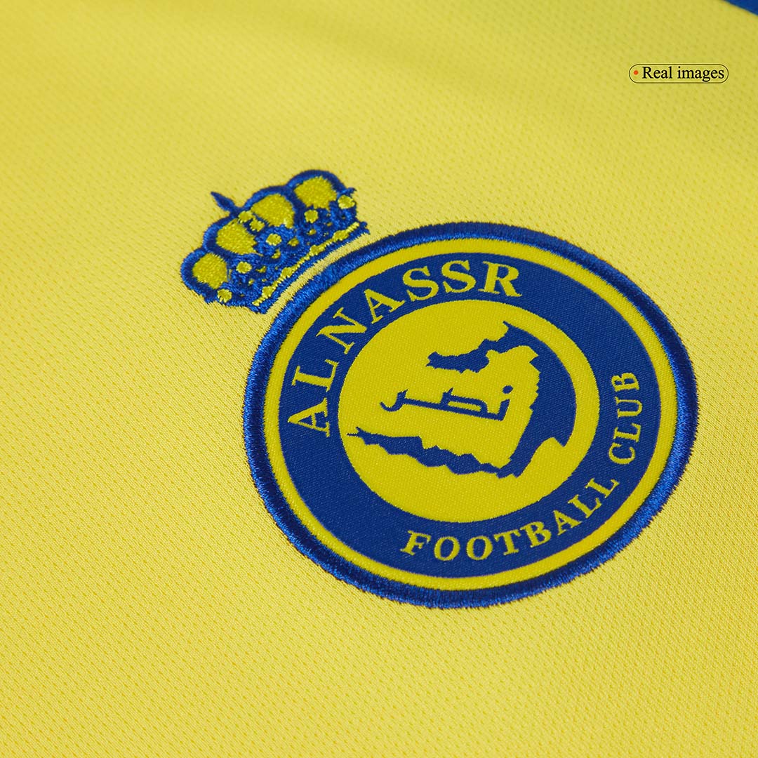 Al Nassr Home Soccer Jersey Kit(Jersey+Shorts) 2024/25 Top Soccer Jerseys Store
