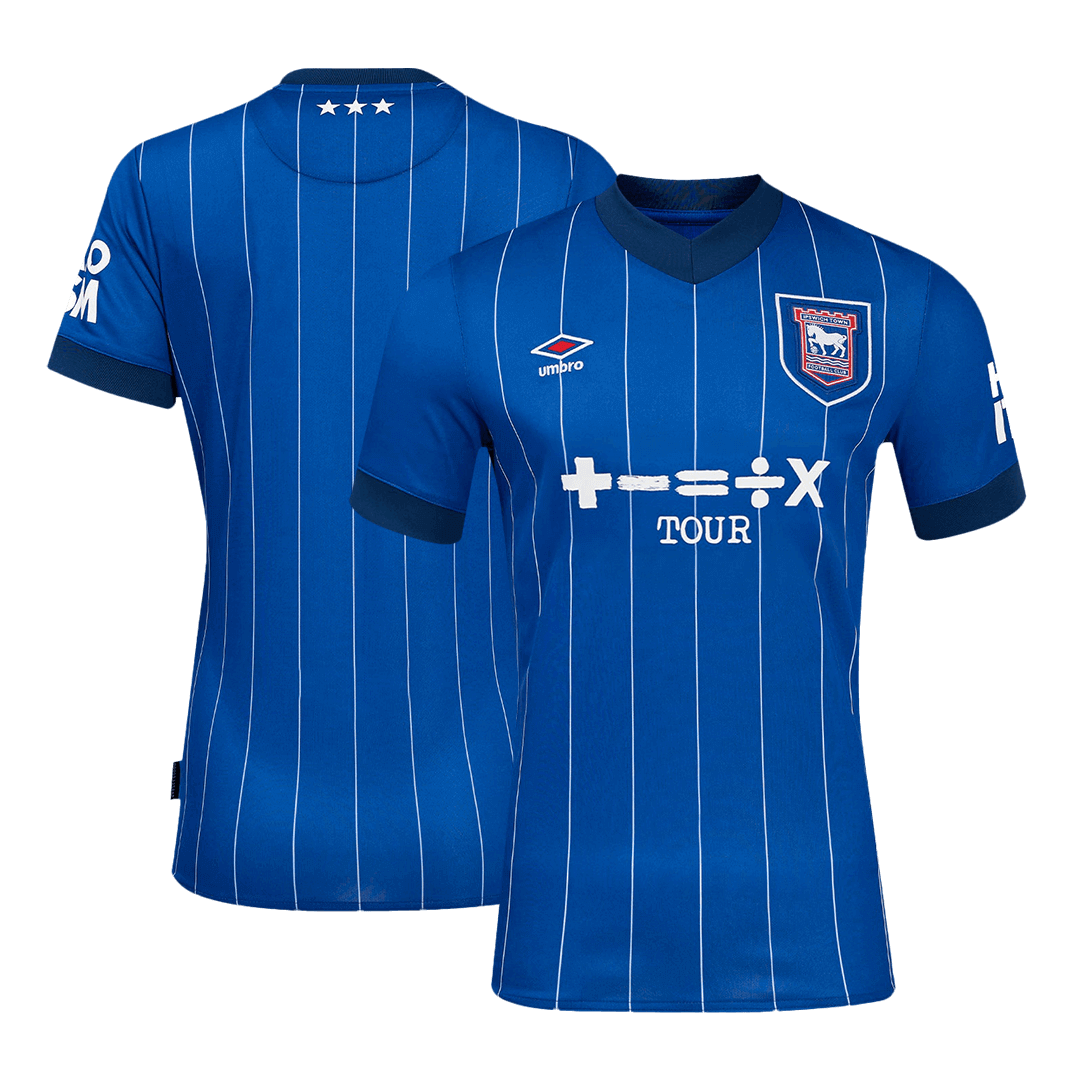Ipswich Town Home  Soccer Jersey 2024/25 Top Soccer Jerseys Store