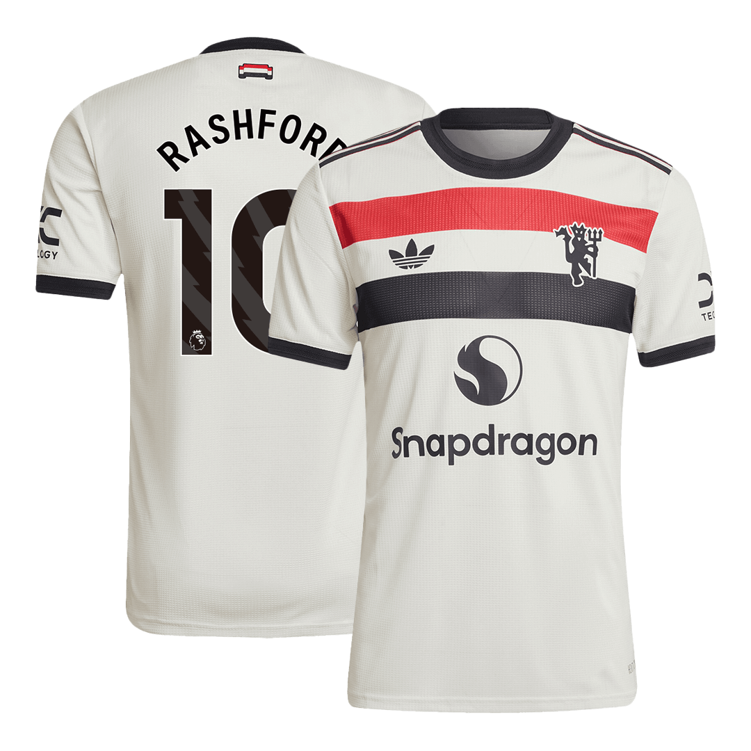 Player Version RASHFORD #10 Manchester United Third Away Soccer Jersey 2024/25 Top Soccer Jerseys Store