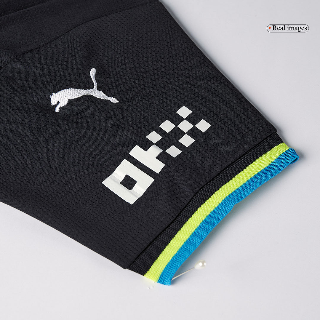 Kid's Manchester City Away Soccer Jersey Kit(Jersey+Shorts) 2024/25 Top Soccer Jerseys Store