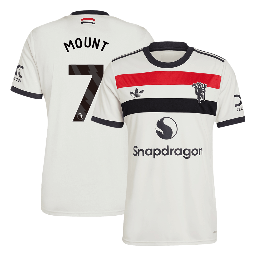MOUNT #7 Manchester United Third Away Soccer Jersey 2024/25 Top Soccer Jerseys Store