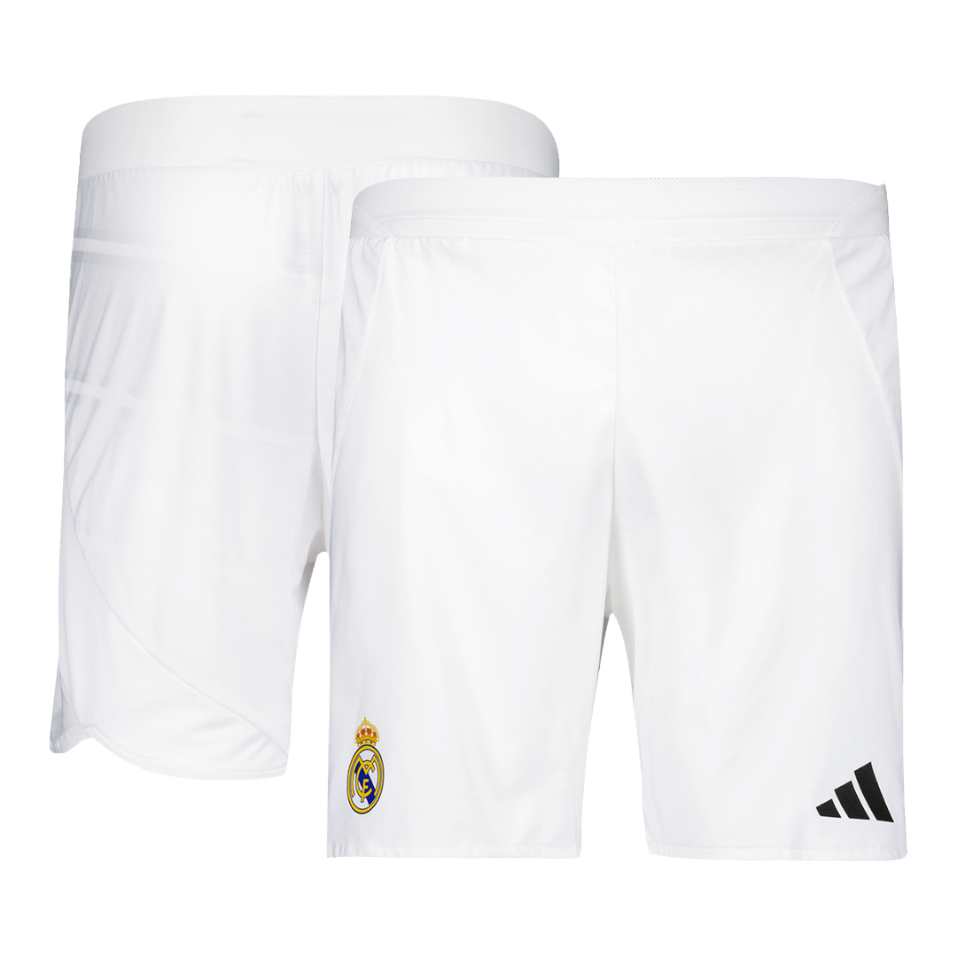 Player Version Real Madrid Home Soccer Shorts 2024/25 Top Soccer Jerseys Store