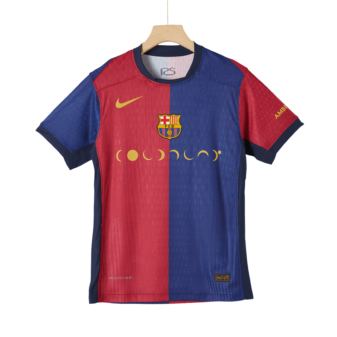 Player Version Barcelona Home Soccer Jersey 2024/25 - COLDPLAY Top Soccer Jerseys Store