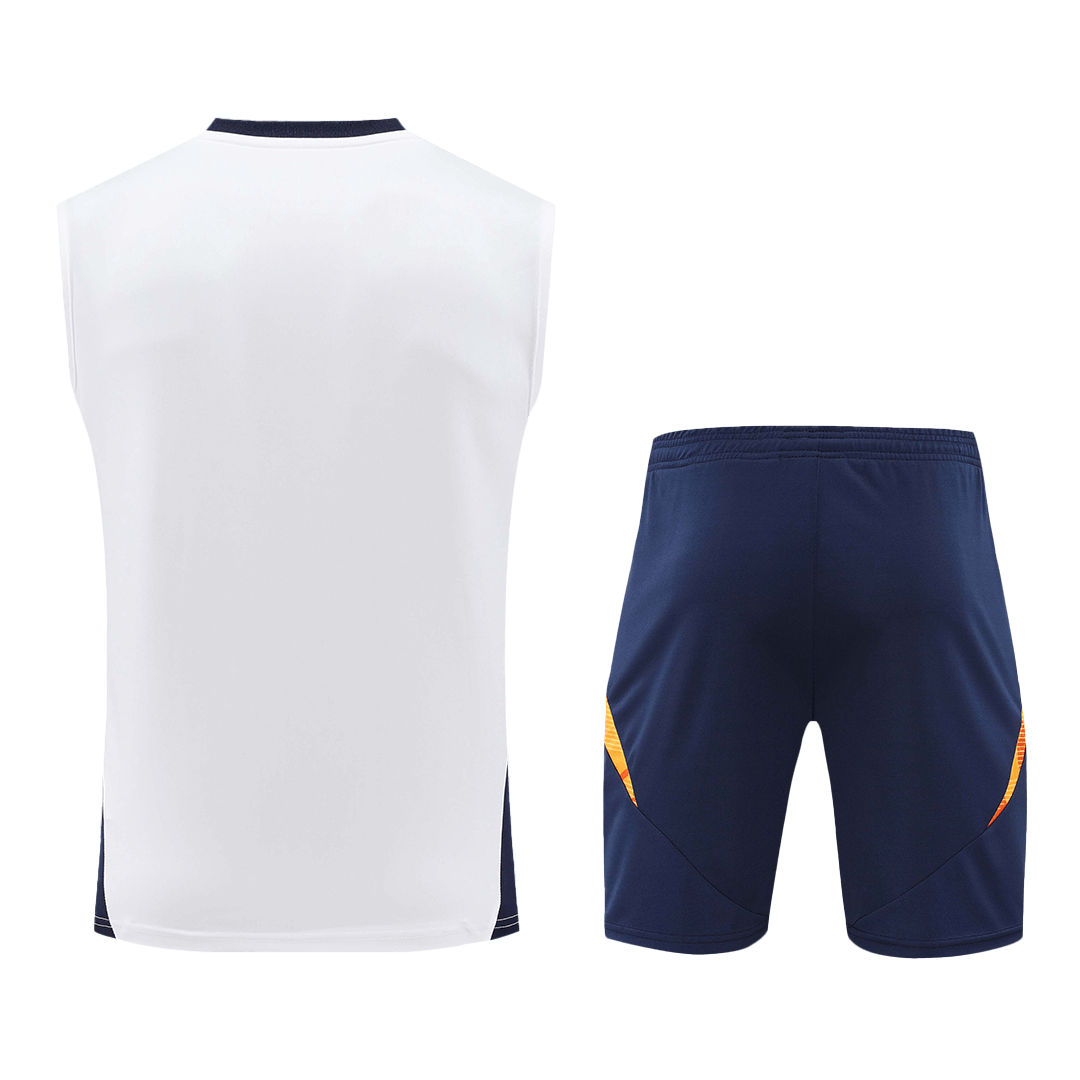 Real Madrid Pre-Match Soccer Jersey Vest Kit(Jersey+Shorts) 2024/25 Top Soccer Jerseys Store