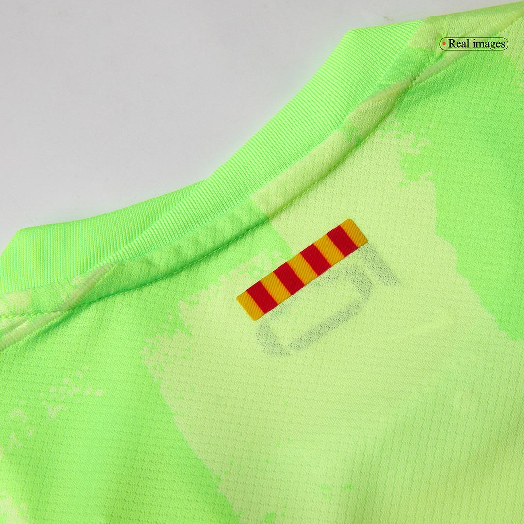 Barcelona Third Away Soccer Jersey Kit(Jersey+Shorts+Socks) 2024/25- (Spotify Logo Without Text) Top Soccer Jerseys Store