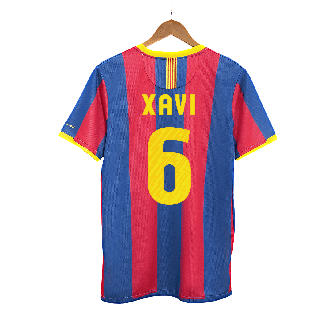 Retro XAVI #6 2010/11 Barcelona Home  Soccer Jersey Top Soccer Jerseys Store