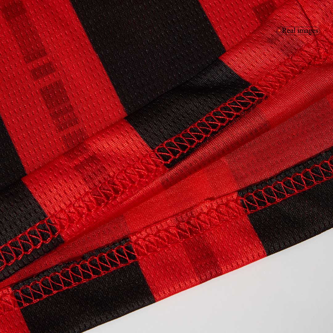 AC Milan Home Long Sleeve Soccer Jersey 2024/25 Top Soccer Jerseys Store