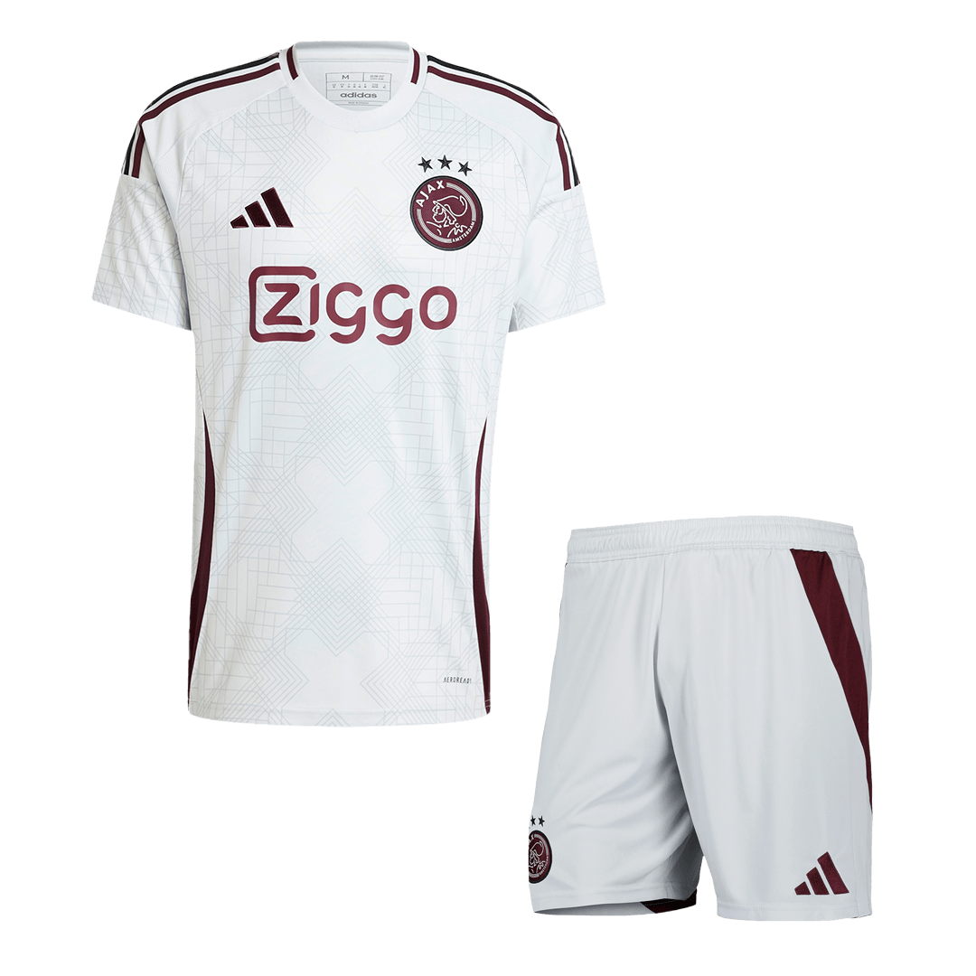 Ajax Third Away Soccer Jersey Kit(Jersey+Shorts) 2024/25 Top Soccer Jerseys Store