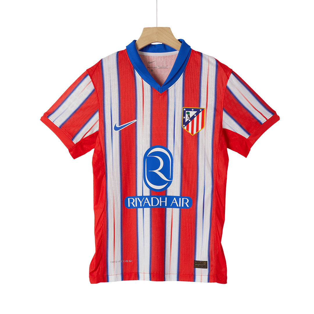 Player Version Atletico Madrid Home Soccer Jersey 2024/25 Top Soccer Jerseys Store