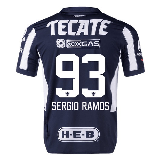 Player Version SERGIO RAMOS #93 Monterrey Home  Soccer Jersey 2024/25 Top Soccer Jerseys Store