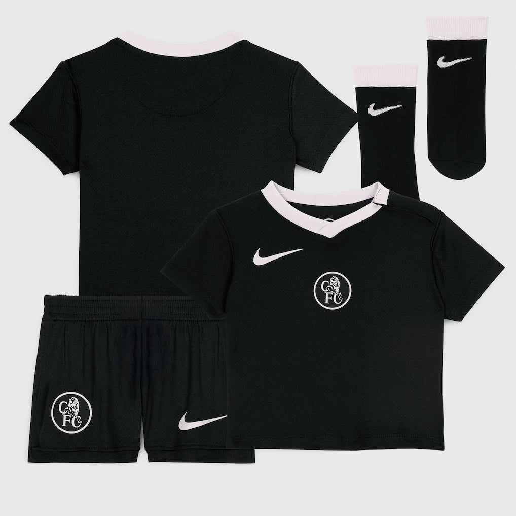 Kid's Chelsea Third Away Soccer Jersey Kit(Jersey+Shorts+sock) 2025/26