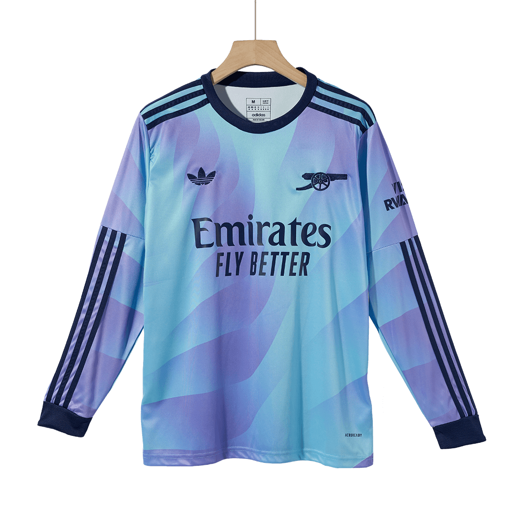 Arsenal Third Away Long Sleeve Soccer Jersey 2024/25 Top Soccer Jerseys Store