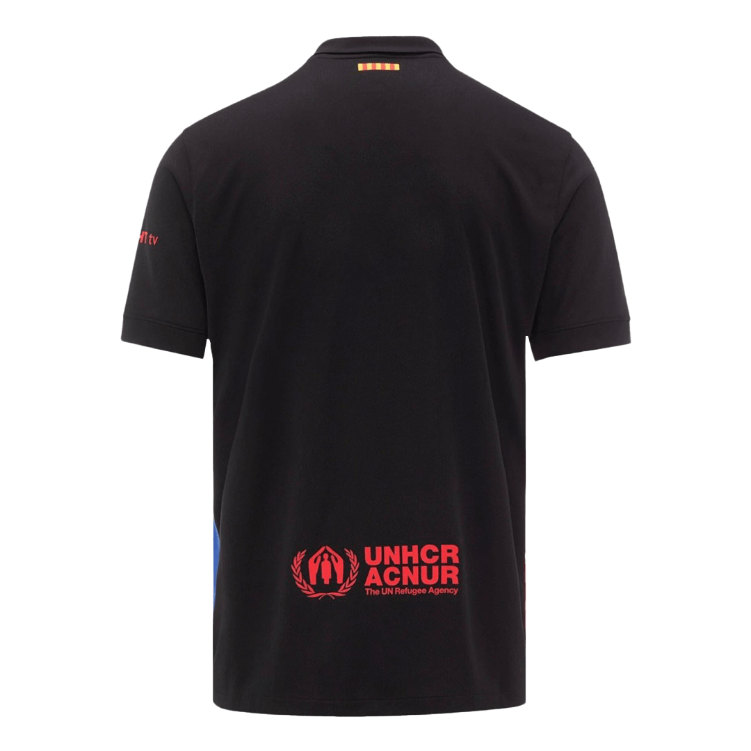 Barcelona Away  Soccer Jersey 2024/25 - Spotify Logo Without Text Top Soccer Jerseys Store