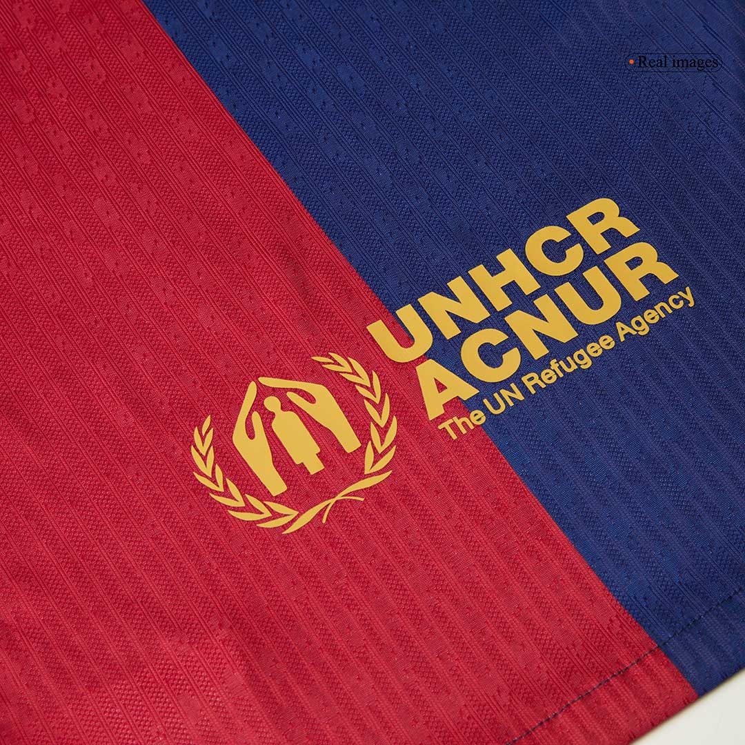 Player Version Barcelona Home Soccer Jersey 2024/25 - COLDPLAY Top Soccer Jerseys Store