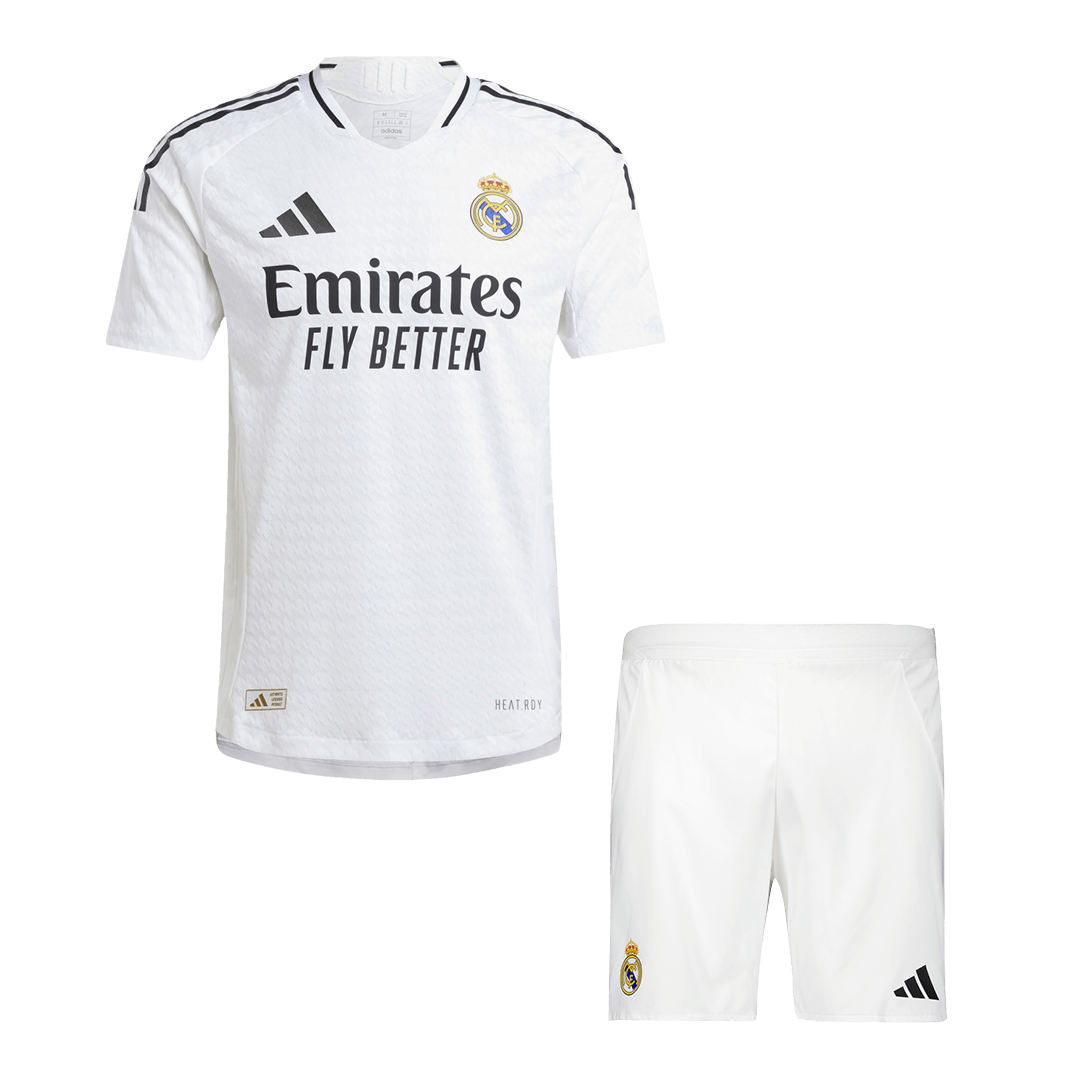 Player Version Real Madrid Home Soccer Jersey Kit(Jersey+Shorts) 2024/25 Top Soccer Jerseys Store