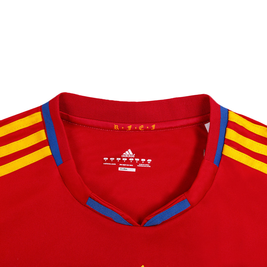 Retro DAVID VILLA #7 2010 Spain Home Soccer Jersey Top Soccer Jerseys Store