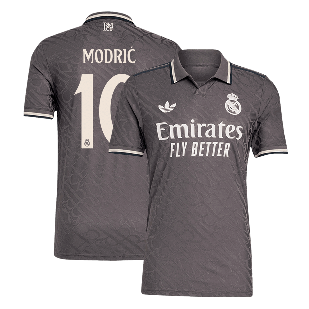 Player Version MODRI? #10 Real Madrid Third Away Soccer Jersey 2024/25 Top Soccer Jerseys Store