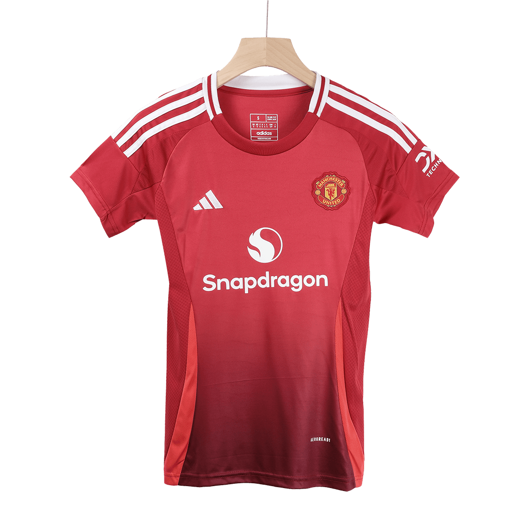 Women's Manchester United Home  Soccer Jersey 2024/25 Top Soccer Jerseys Store