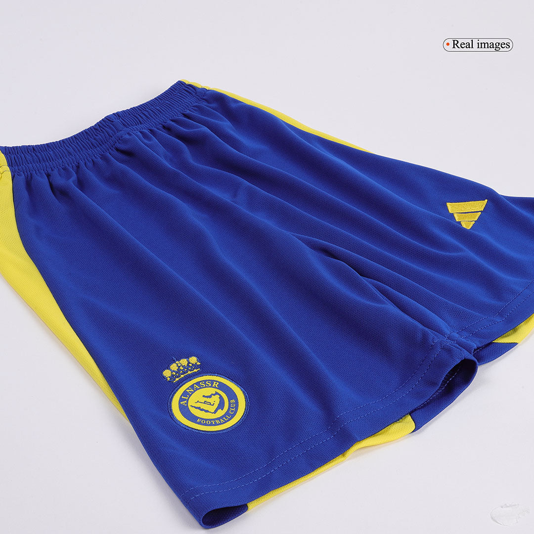 Kid's RONALDO #7 Al Nassr Home Soccer Jersey Kit(Jersey+Shorts) 2024/25 Top Soccer Jerseys Store
