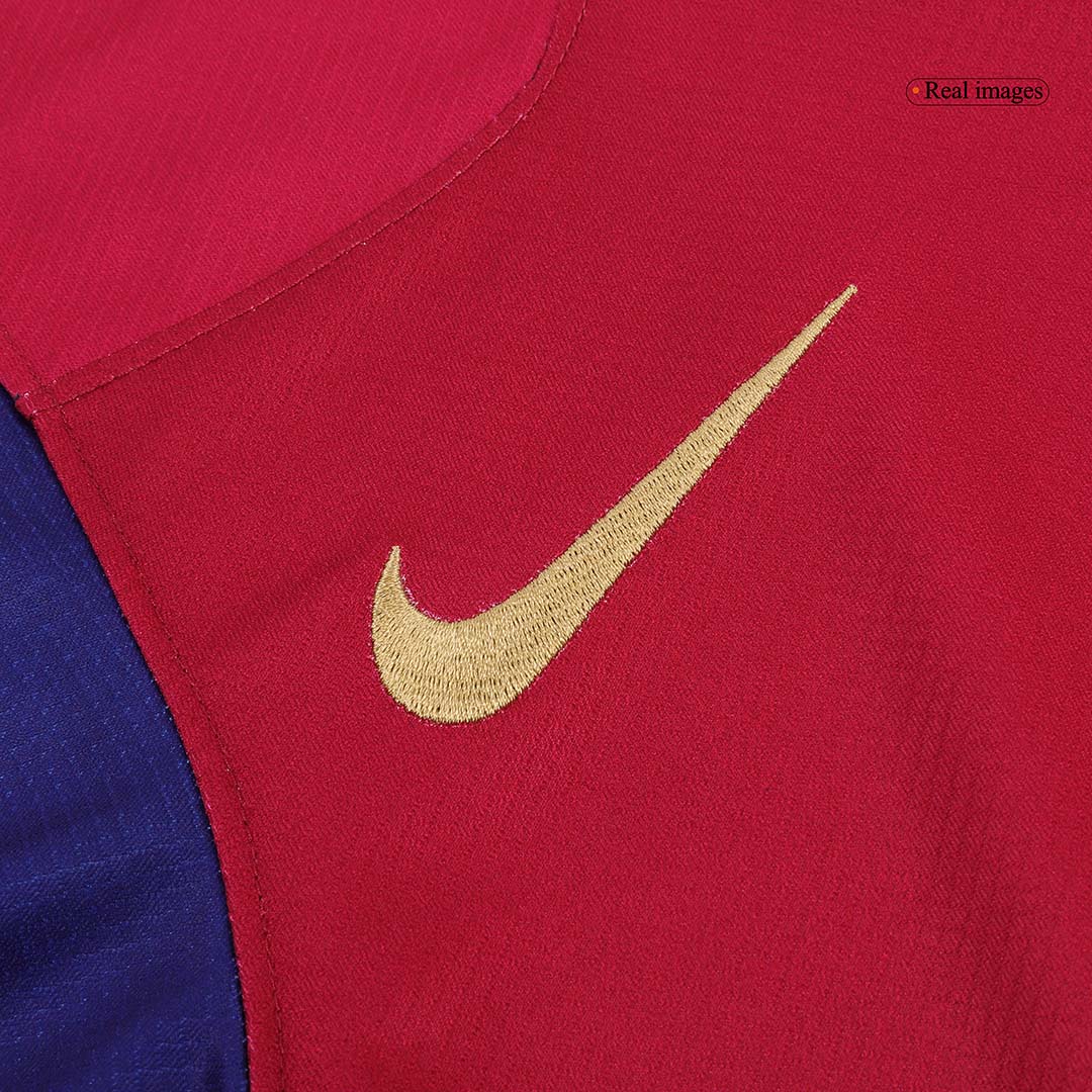 GAVI #6 Barcelona Home Soccer Jersey 2024/25- Spotify Logo Without Text Top Soccer Jerseys Store