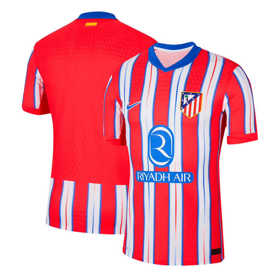 Player Version Atletico Madrid Home Soccer Jersey 2024/25 Top Soccer Jerseys Store