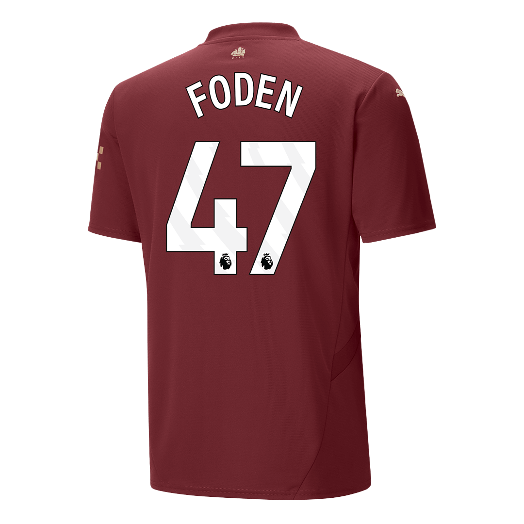 FODEN #47 Manchester City Third Away  Soccer Jersey 2024/25 Top Soccer Jerseys Store