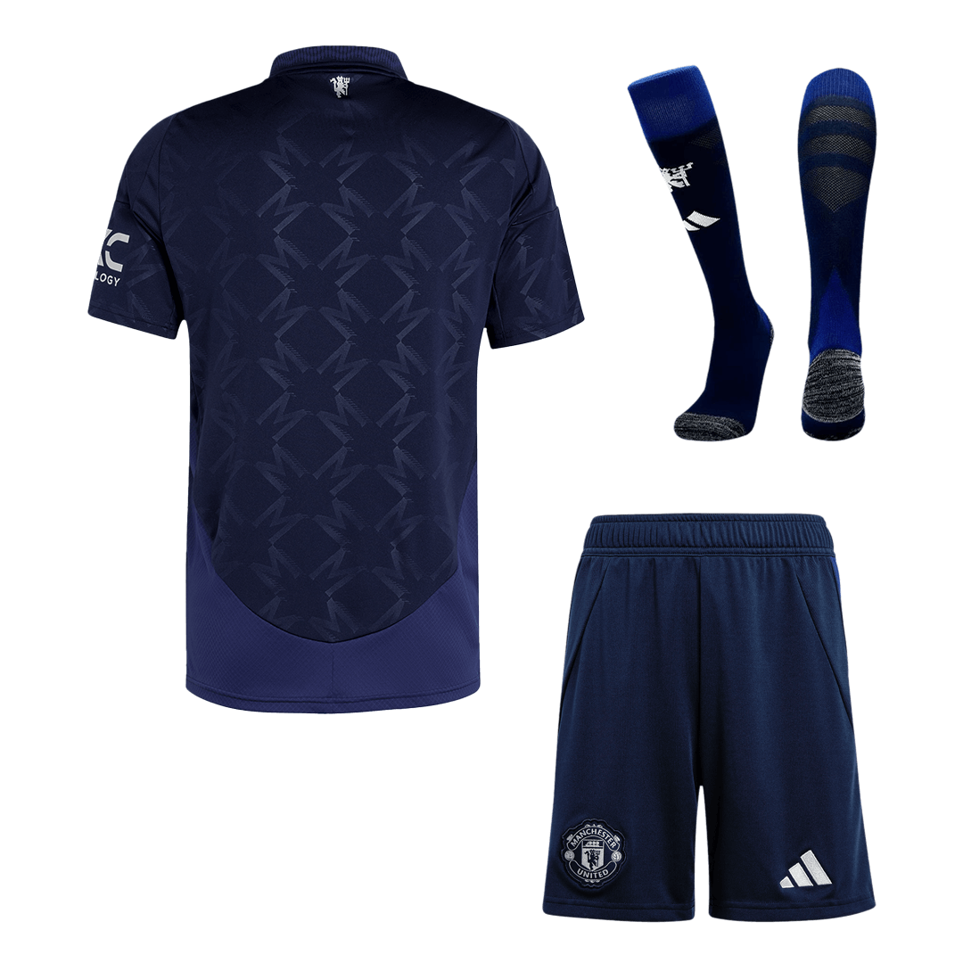 Manchester United Away  Soccer Jersey Kit(Jersey+Shorts+Socks) 2024/25 Top Soccer Jerseys Store