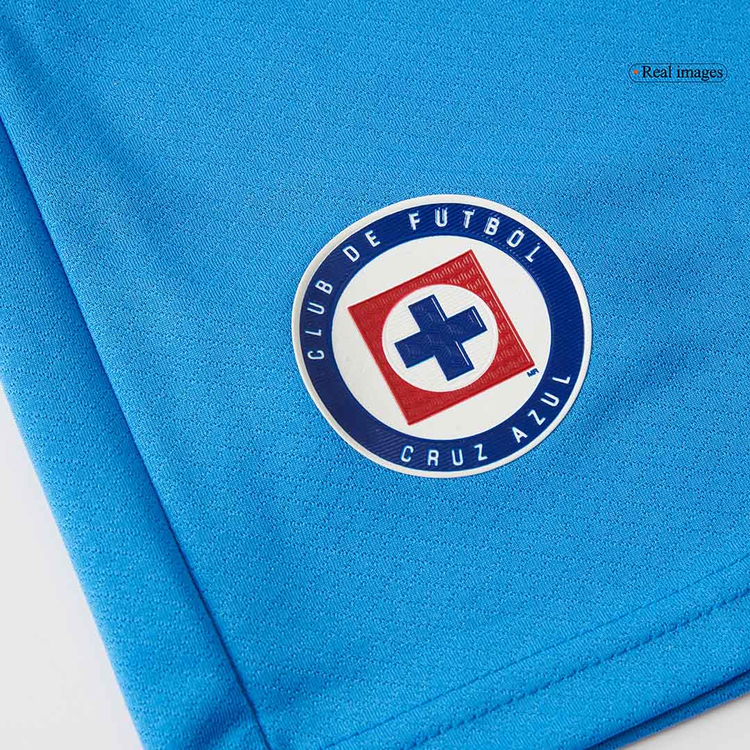 Kid's Cruz Azul Away Soccer Jersey Kit(Jersey+Shorts) 2024/25 Top Soccer Jerseys Store