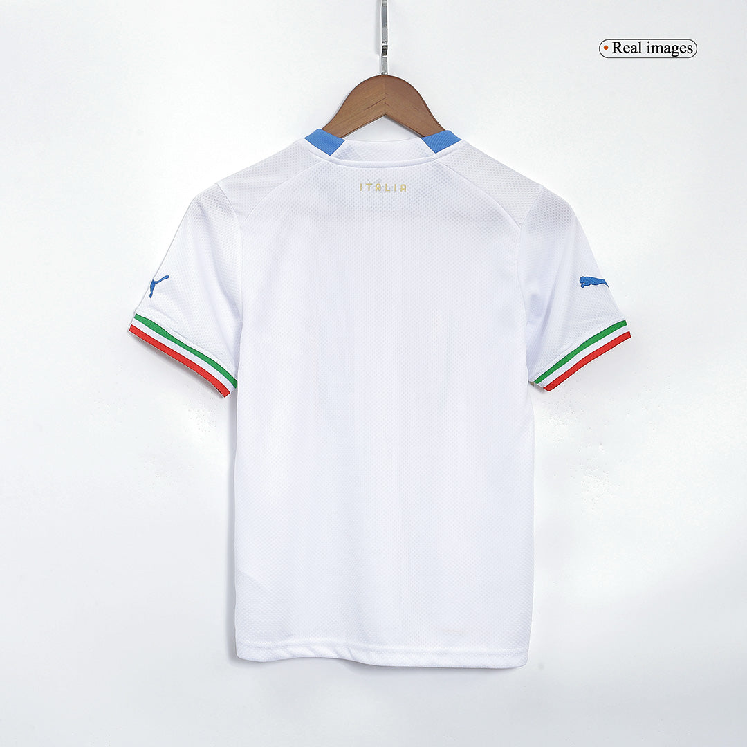 Kid's Italy Away  Soccer Jersey Kit(Jersey+Shorts) 2022 Top Soccer Jerseys Store