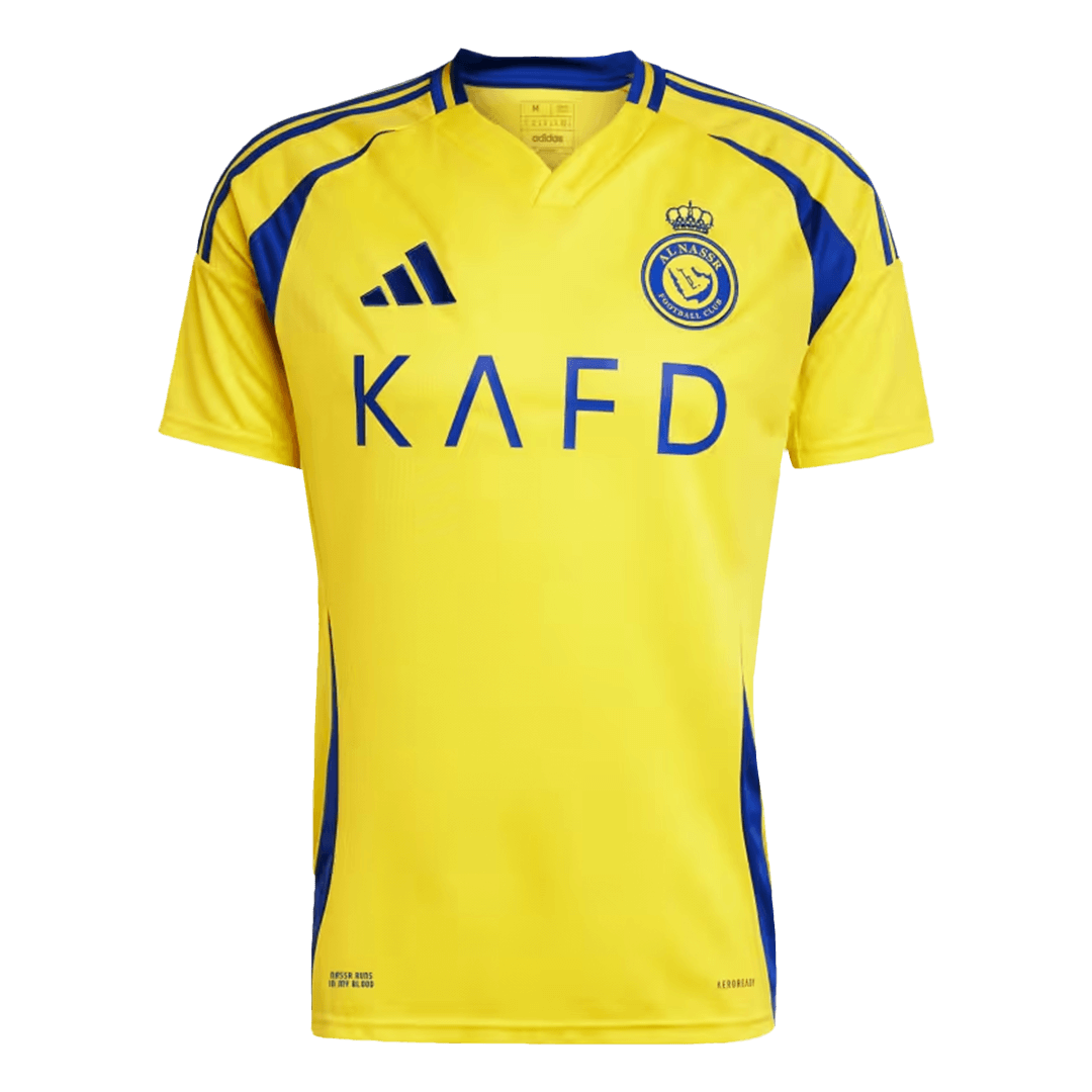 Al Nassr Home  Soccer Jersey 2024/25 Top Soccer Jerseys Store